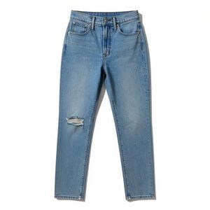 Madewell The Perfect Vintage Crop Jeans Size 27 High Rise Distressed